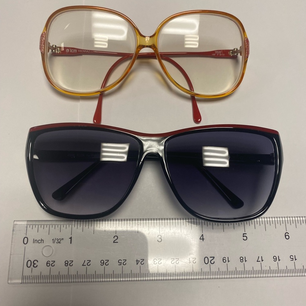 Glasses and sunglasses made in Italy preowned